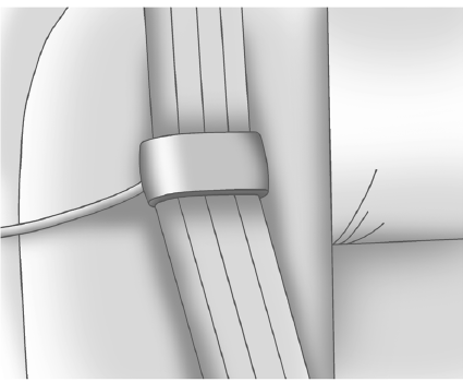 Guides de confort de ceinture de s?Curit? Arri?Re