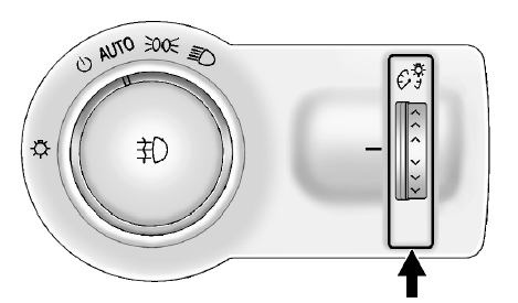 Commande d'éclairage de tableau de bord