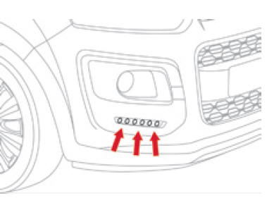 Feux diurnes à led