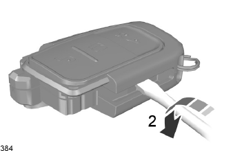Télécommande avec lame de clé escamotable