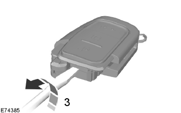 Télécommande avec lame de clé escamotable