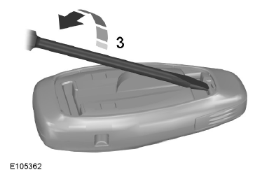Télécommande sans lame de clé escamotable