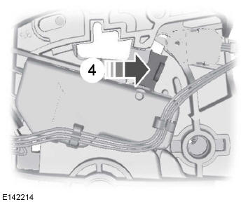 Levier de déverrouillage d'urgence de la position de stationnement