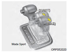Kia Carens. Mode sport