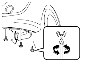 Mazda 5. Ampoules d'antibrouillard