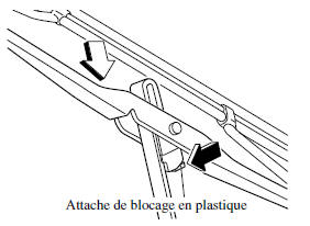 Mazda 5. Remplacement des balais d'essuie-glace de pare-brise