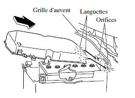 Mazda 5. Installation du couvercle de batterie