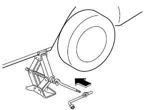 Mazda 5. Retrait d'un pneu à plat