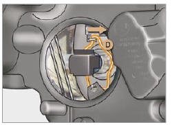 Peugeot 1007. Indicateurs de direction (py 21 w ambre)