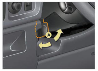 Peugeot 1007. Le réglage en hauteur et en profondeur du volant